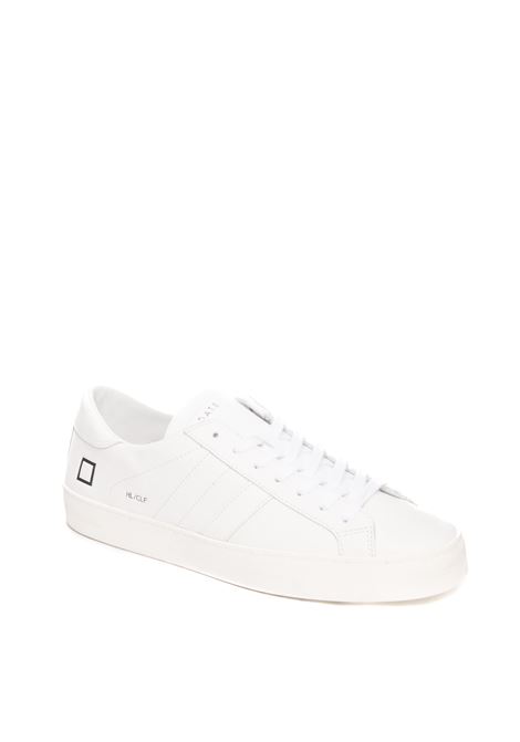 White calf hill low sneaker D.A.T.E. | HILL LOW UCALF-WHT